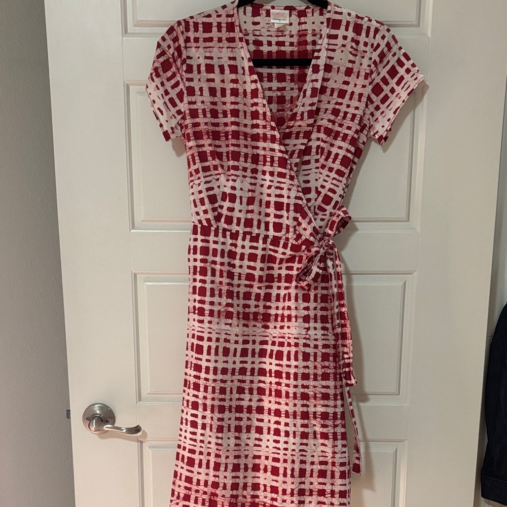 Red Wrap Dress